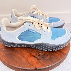 Merrell Wrapt Barefoot Hybrid  Blue and Cream Shoes ***only worn a few hours*